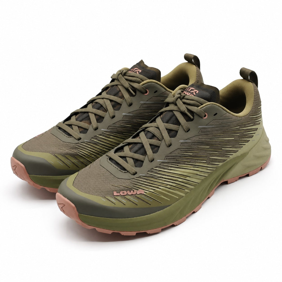 LOWA Amplux Ws Women's Trail Running Shoes Avocado Rose US 8.5 EU 41 320695