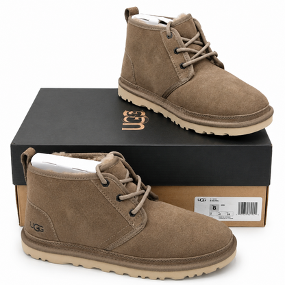 UGG Neumel Men's 8 EU 41 Hickory Brown Suede Chukka Ankle Boots 3236-HCK