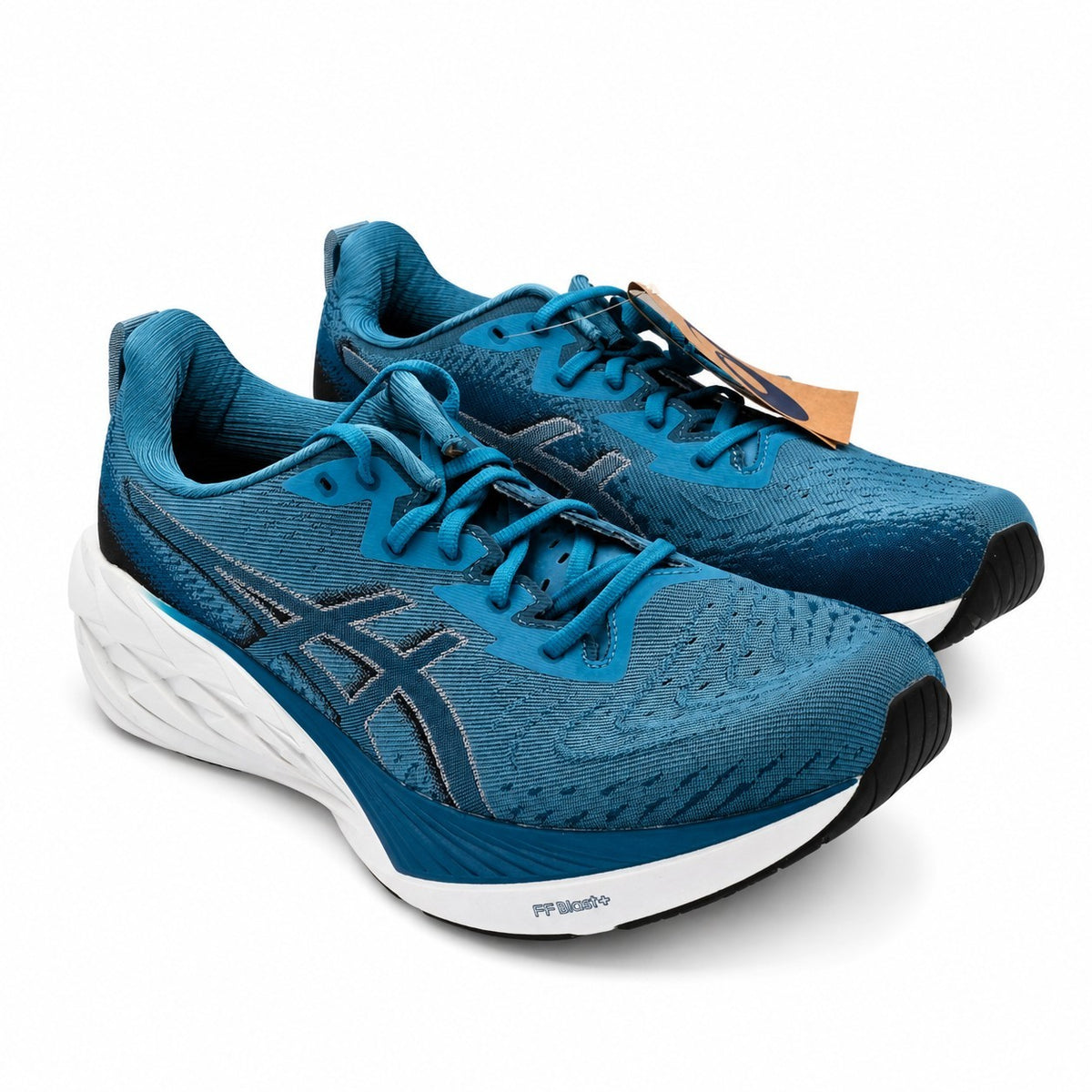 ASICS Novablast 4 Running Shoes Men's Blue Teal Evening Teal 1011B693-401 12