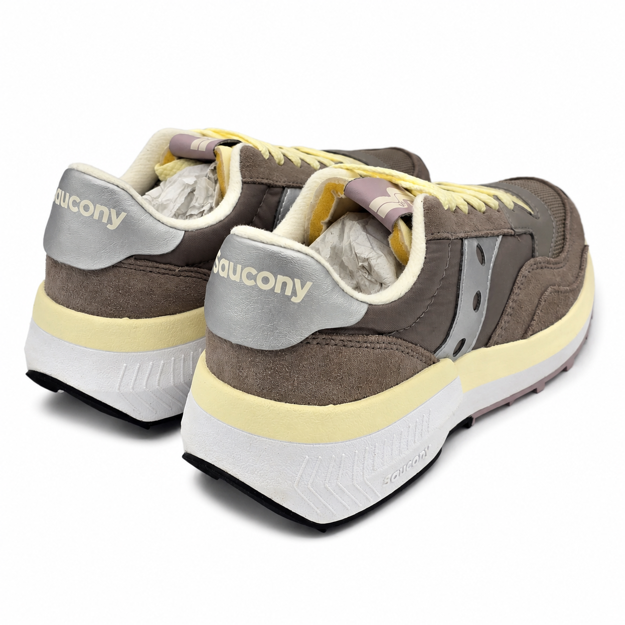 Saucony Jazz NXT Women's 6 Dove Silver Retro Sneakers S60790-28 Suede Mesh