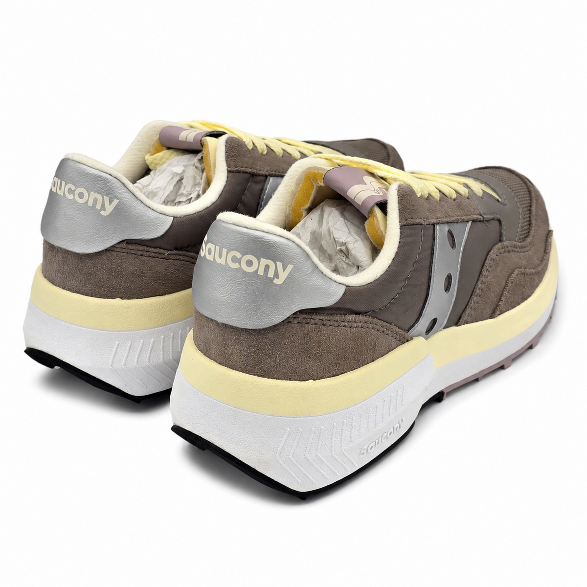 Saucony Jazz NXT Women's 6 Dove Silver Retro Sneakers S60790-28 Suede Mesh