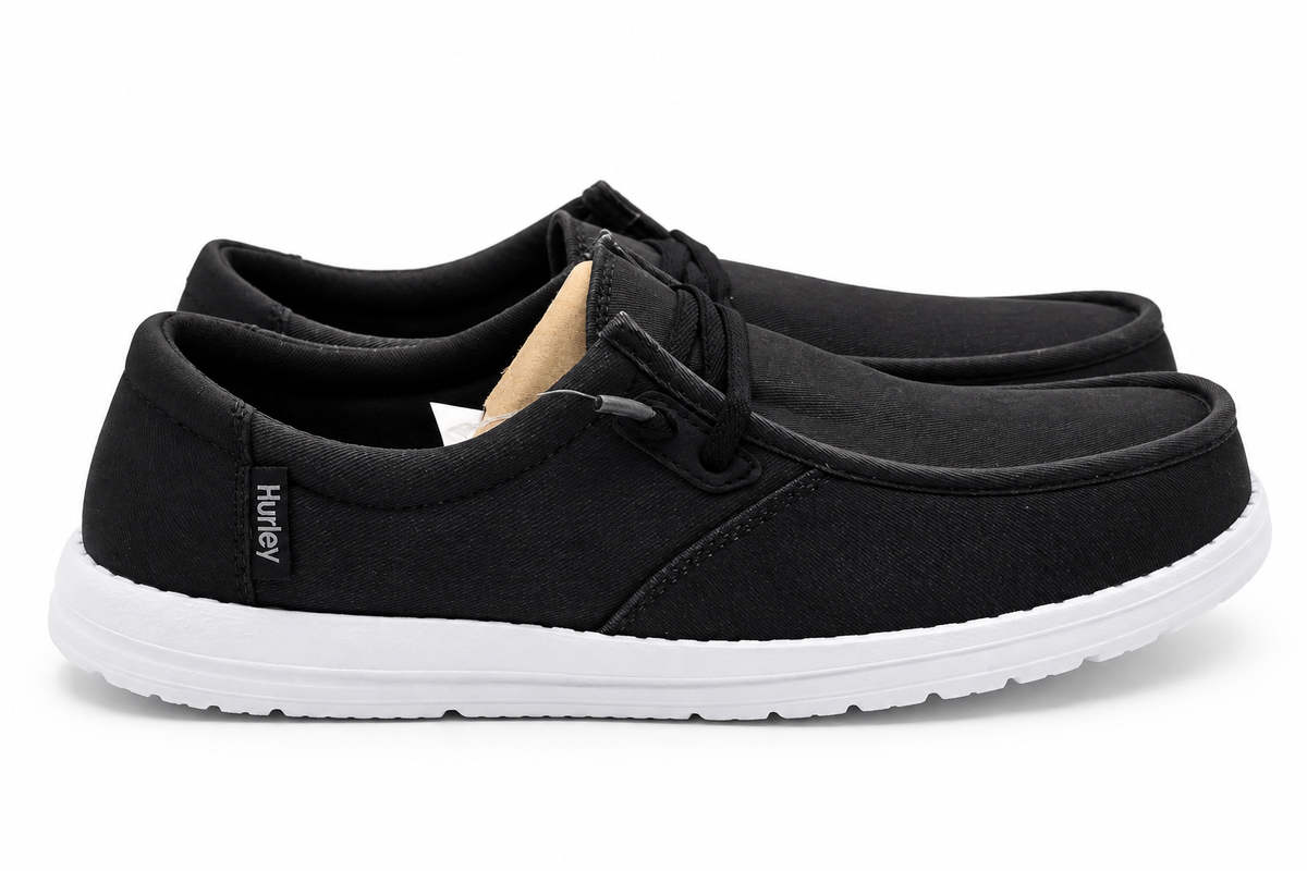 Hurley Ojai Womens Black Memory Foam Lightweight Casual Comfort Shoes Pick Size