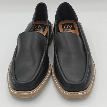 dv by Dolce Vita "Flirty" Women's Super Soft Loafer with Block Heel (Black) NEW