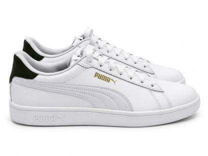 PUMA Ace Court Shoe Men's 11 White Green Low Gravity Casual Athletic Sneakers