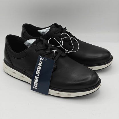 Lands' End Men's Sport Oxford Black Comfort Casual Dress Shoes Men's