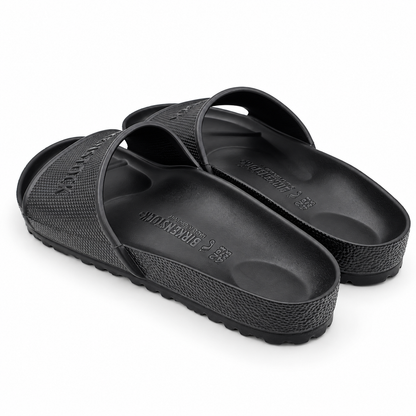 Birkenstock Barbados EVA Slides Men US 9 Women 11 EU 42 Black Sandals 1015398