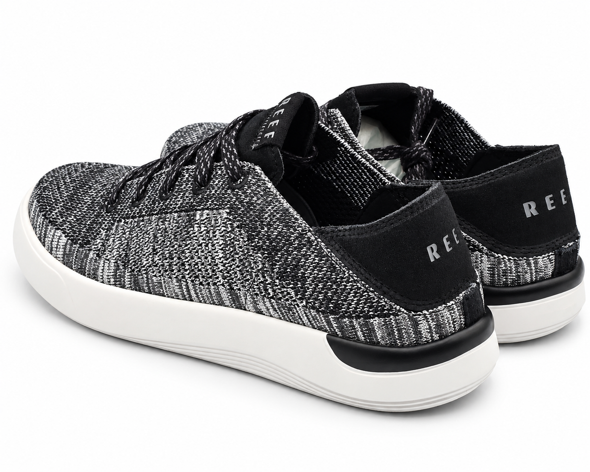 REEF Swellsole Neptune Mens Size 9 Charcoal Gray Knit Memory Foam Shoes CJ6016