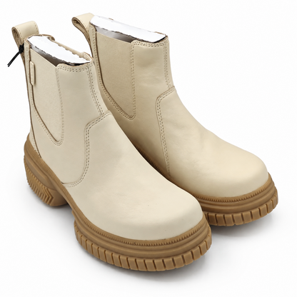 SOREL ONA AVE Chelsea Boot WP Women's Waterproof Leather Boot (Honey/Gum 16)