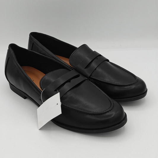 Kensie "Gitty" Women's Slip-On Penny Loafer w/Padded Footbed Black - Brown