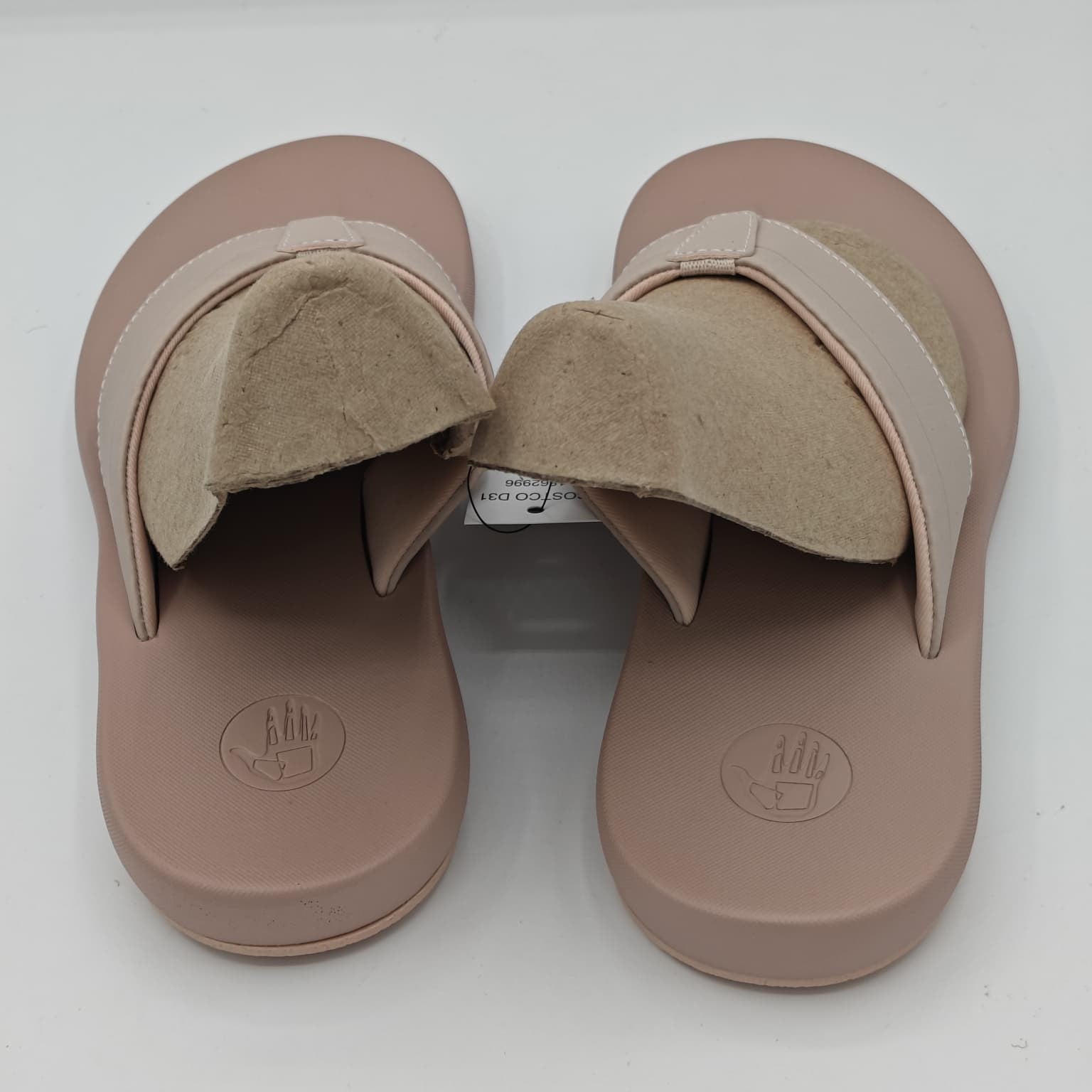New Body Glove Women's Flip Flops Pink Sandals Comfort Padded Size 6 M