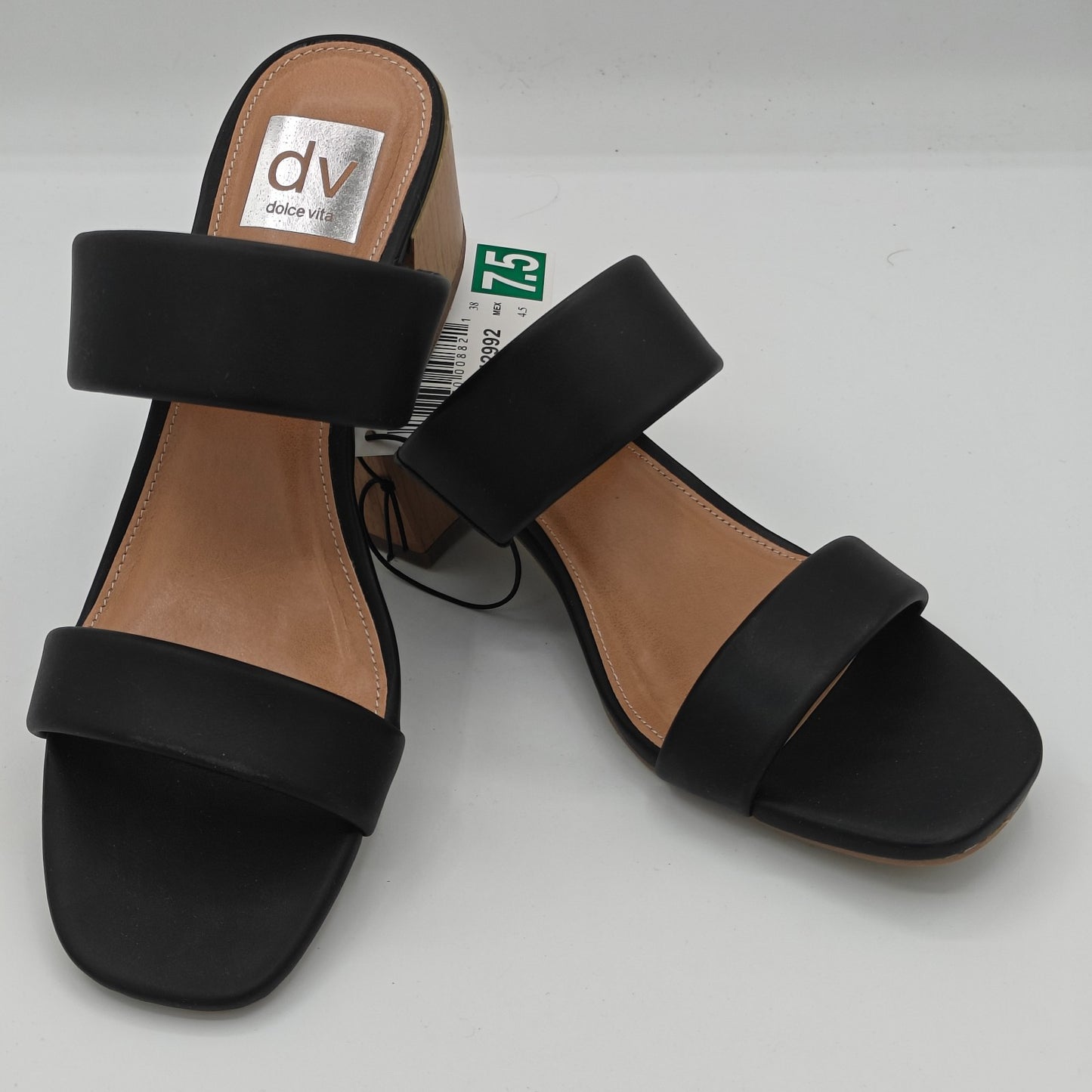 dv by Dolce Vita Sharona Women's Dual Straps with Block Heel Sandals