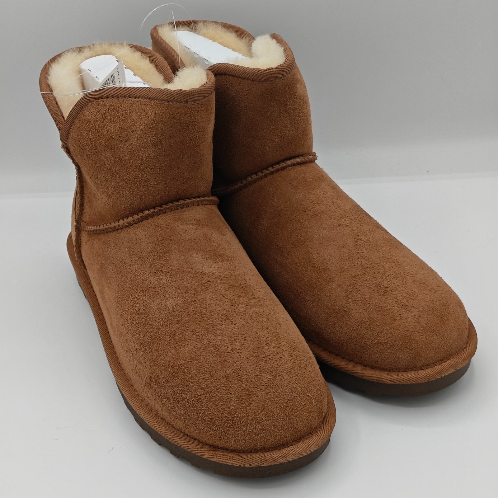 Kirkland "Shearling Scalloped Edge Boot" Women's (Tan / Suede) - PICK SIZE