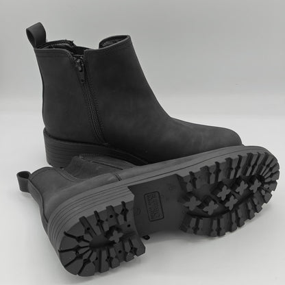 Buffalo David Bitton Anna Boots Women's Black Pull On Memory Foam Comfort