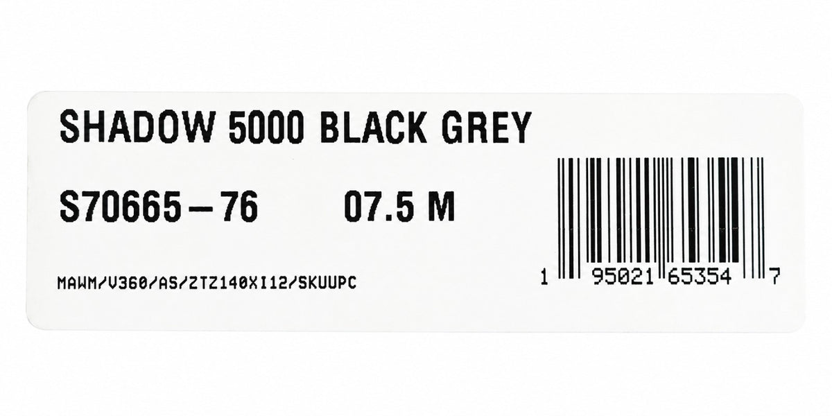 Saucony Shadow 5000 Black Grey Sneakers Men's 7.5 Women's 9 S70665-76 Retro
