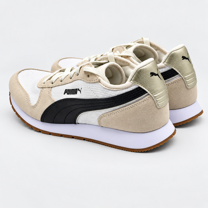 PUMA Women's Jogger Cream Black Retro Casual Walking Sneakers Pick Size 407212