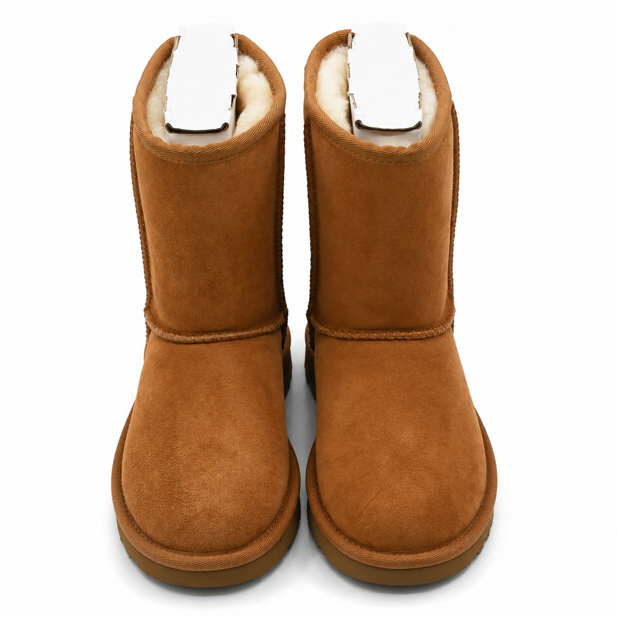 UGG Classic Short II Chestnut Suede Sheepskin Boots Women's Size 6 1016223