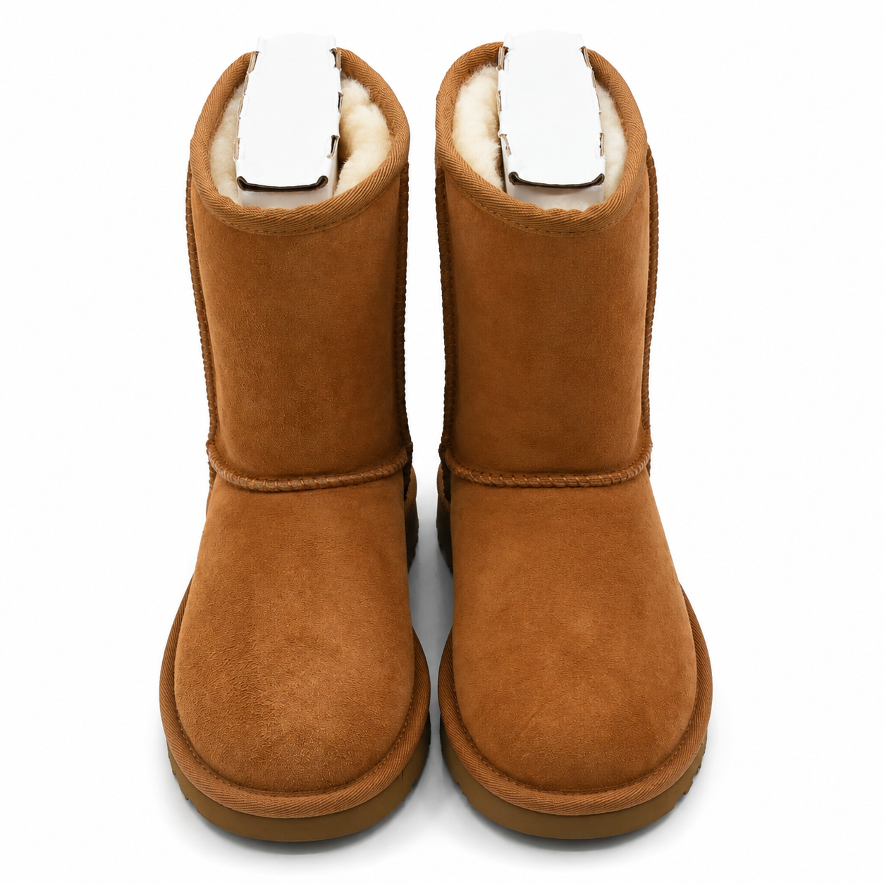 UGG Classic Short II Chestnut Suede Sheepskin Boots Women's Size 6 1016223
