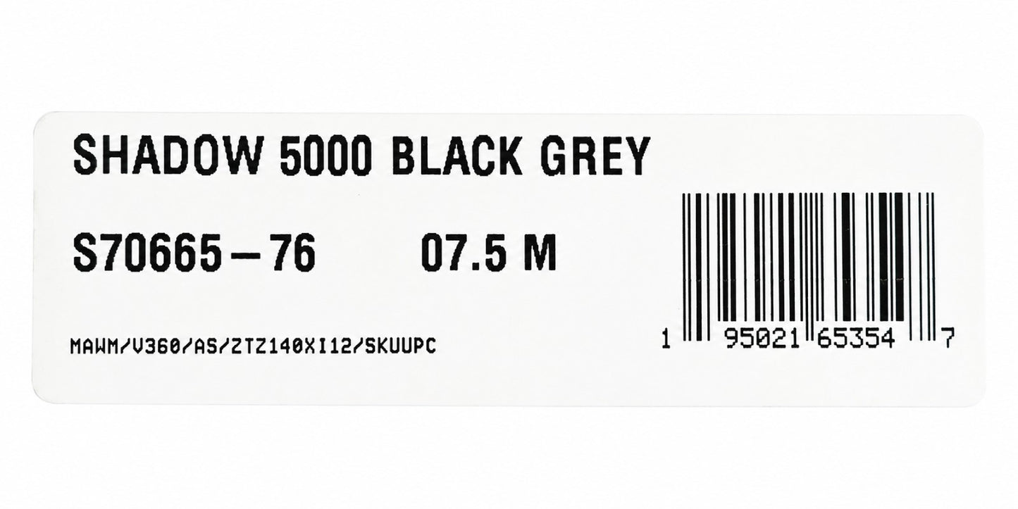 Saucony Shadow 5000 Black Grey Sneakers Men's 7.5 Women's 9 S70665-76 Retro