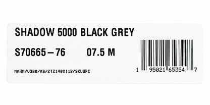 Saucony Shadow 5000 Black Grey Sneakers Men's 7.5 Women's 9 S70665-76 Retro