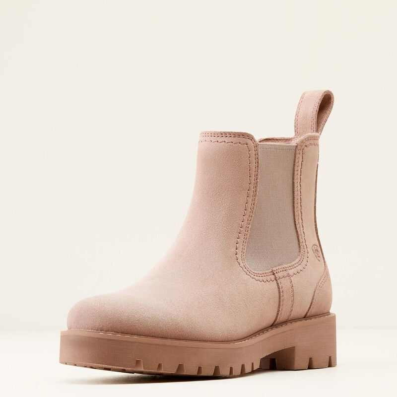 Ariat(R) Wexford Lug Chelsea Boots Dusty Rose Waterproof Women's Pick Size New