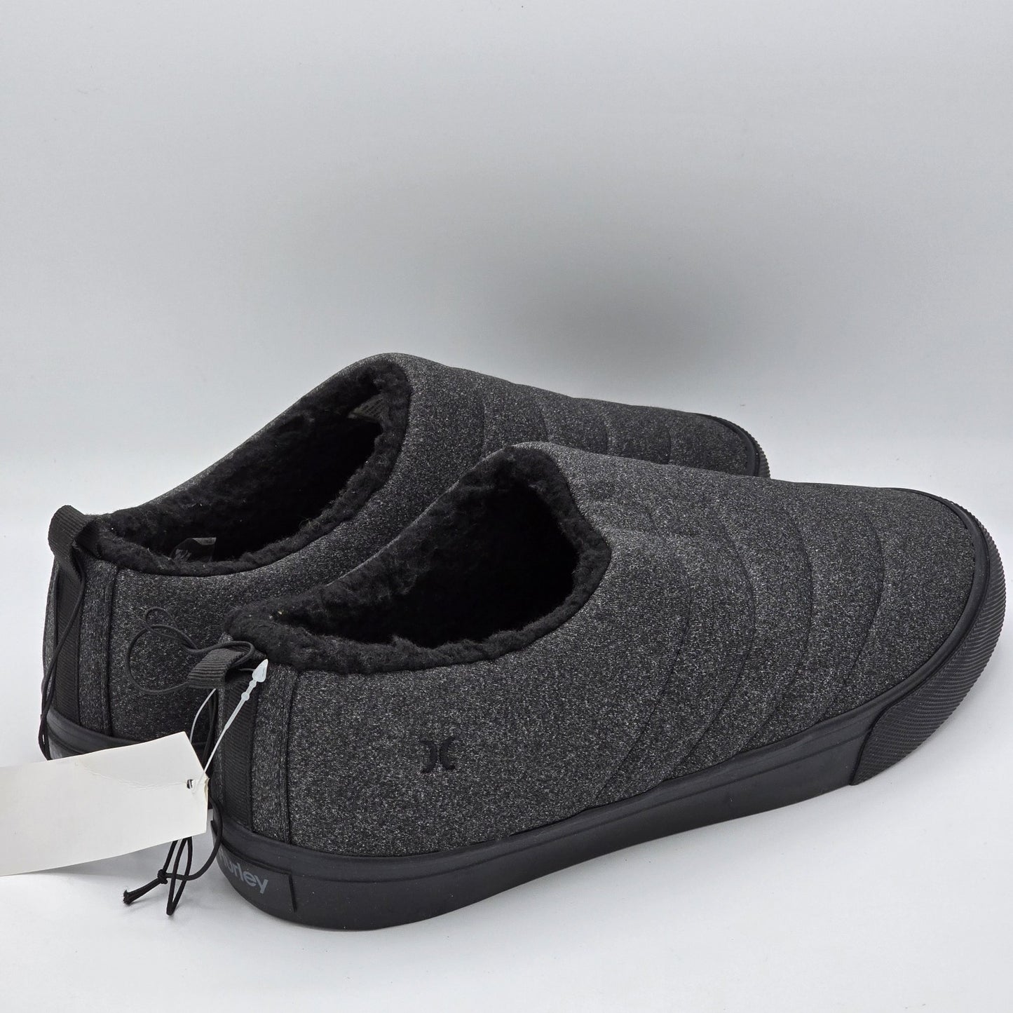 Hurley Men's ARLO PUFF Clog Charcoal Gray Slip on Casual Shoes Size 10