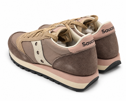 Saucony Jazz Original Women's 8.5 Tan Pink Retro Sneakers New With Box