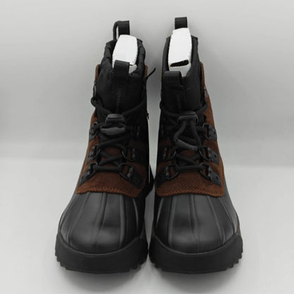 SOREL Scout 87 XT WP Tobacco Black Waterproof Boots Men's Size 9 Leather
