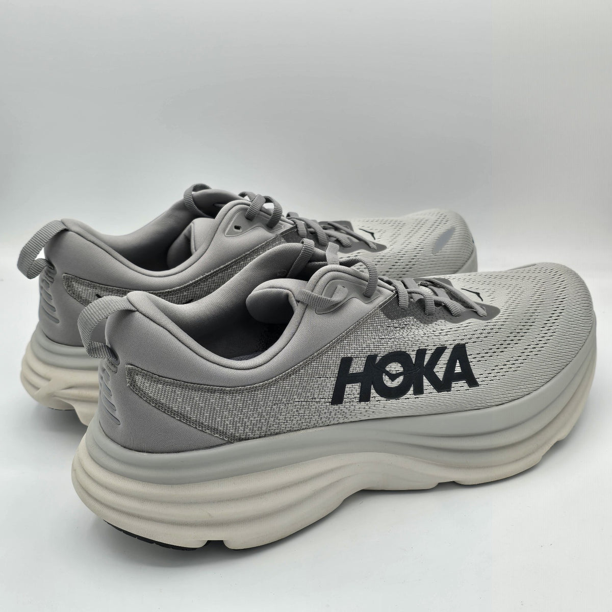 HOKA Bondi 8 Sharkskin Harbor Mist 1123202-SHMS Men's Running Shoes 12.5D