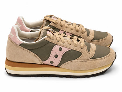 Saucony Jazz Triple Green Pink Women's 7.5 Platform Suede Sneakers S60530-58