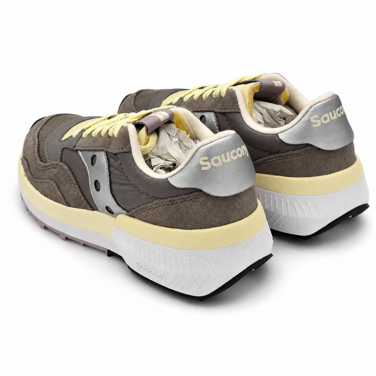 Saucony Jazz NXT Women's 6 Dove Silver Retro Sneakers S60790-28 Suede Mesh