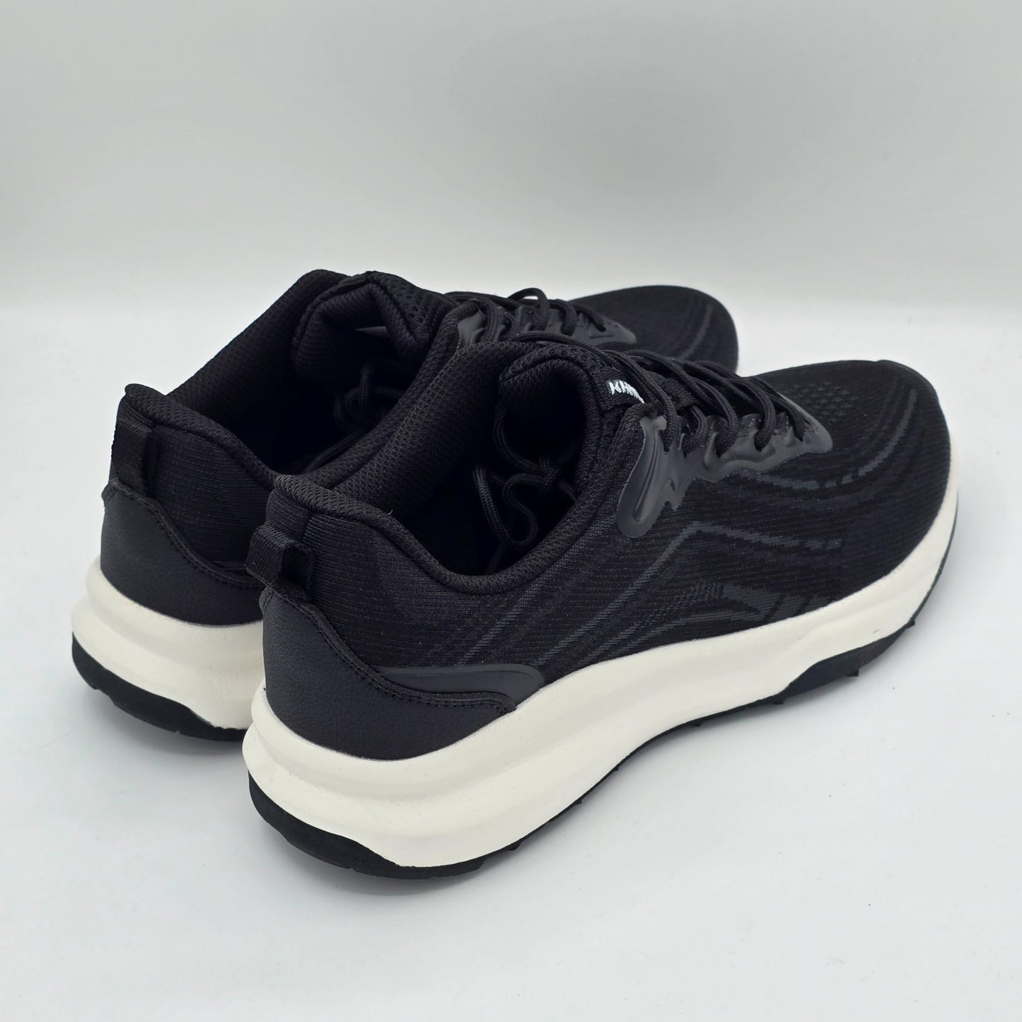Khombu Patan Sneakers Women's Black Lightweight Athletic Memory Foam Casual Shoe