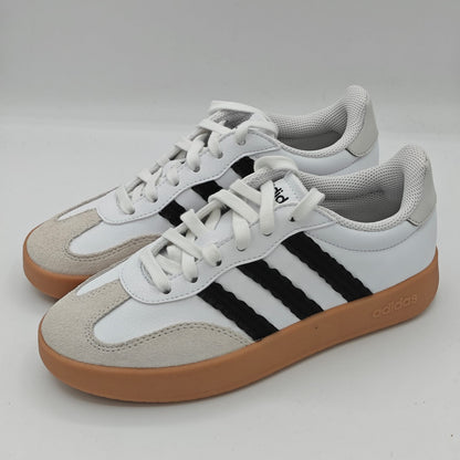adidas Barreda Sneakers Women's Retro T-Toe Lace-Up White Black Gum Pick Size