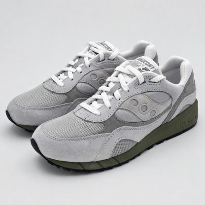 Saucony Shadow 6000 Grey Green Men's 10.5 Women's 12 Suede Sneakers S70441-81