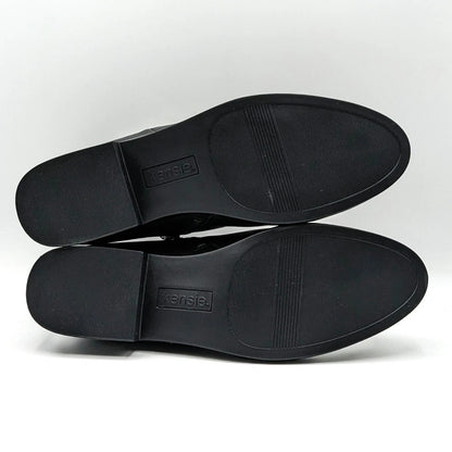 Kensie "Sammy" Faux Pebbled Leather w/ Block Heel & Side Zip Closure (Black) NEW