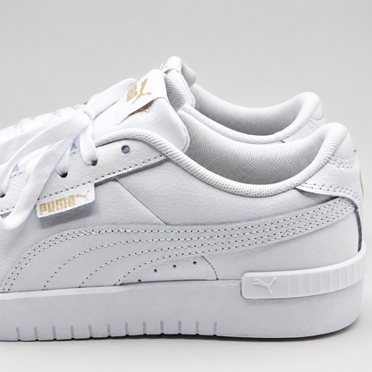 PUMA Court Sneakers Women's White Gold Retro Tennis Casual Walking Shoes Pick Sz