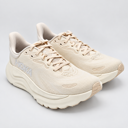 HOKA Arahi 8 Women's 6 B Birch Alabaster H-Frame Stability Road Running Shoes