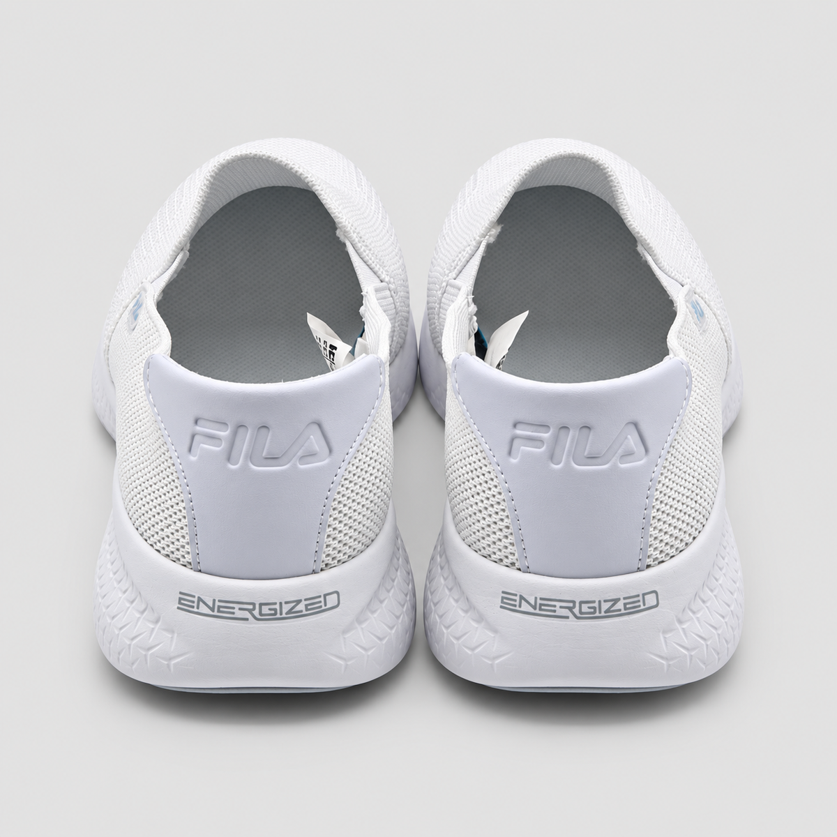 FILA Mallorca Slip On Womens Size 8.5 White Mesh FILASOFT Comfort Sneakers Shoes