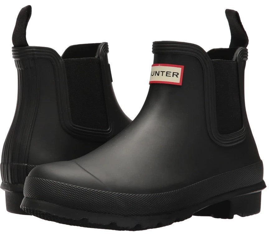 WFS2078RMA Hunter Womens Original Chelsea Rain Boot - Black pick size