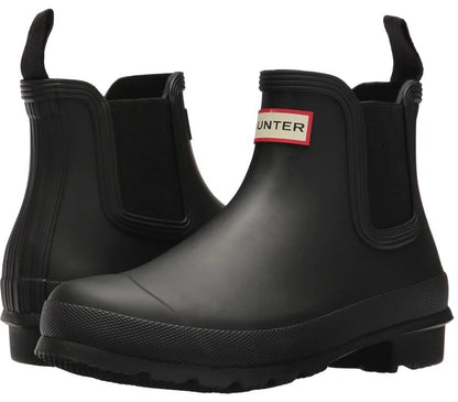WFS2078RMA Hunter Womens Original Chelsea Rain Boot - Black pick size