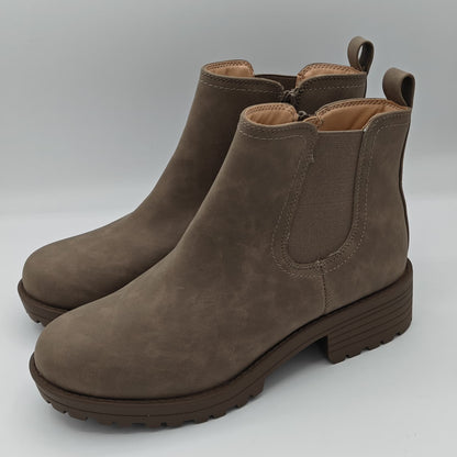 Buffalo David Bitton Anna Boots Women's Brown Pull On Memory Foam Comfort