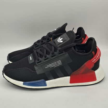 adidas NMD_R1.V2 Black Red Athletic Sneakers Textile Running Shoes Men's 11.5