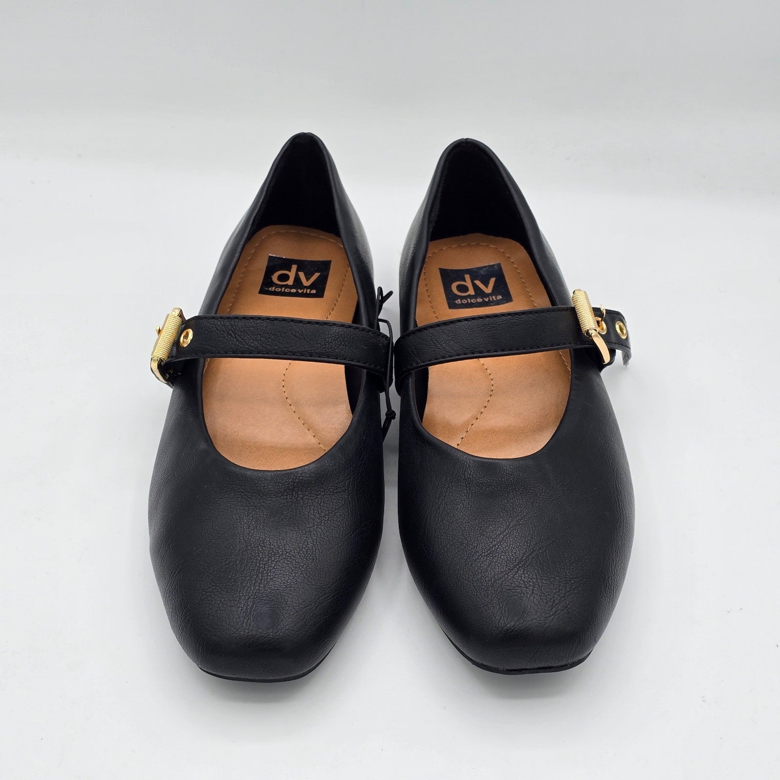 DV Dolce Vita Mulaney Flats Women's Buckle Mary Jane Black Pick Size