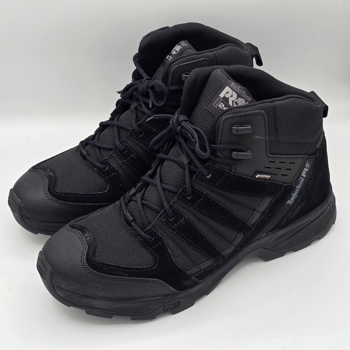 Timberland PRO Switchback LT WP Soft Toe Work Boots Black Men's 11.5 Wide