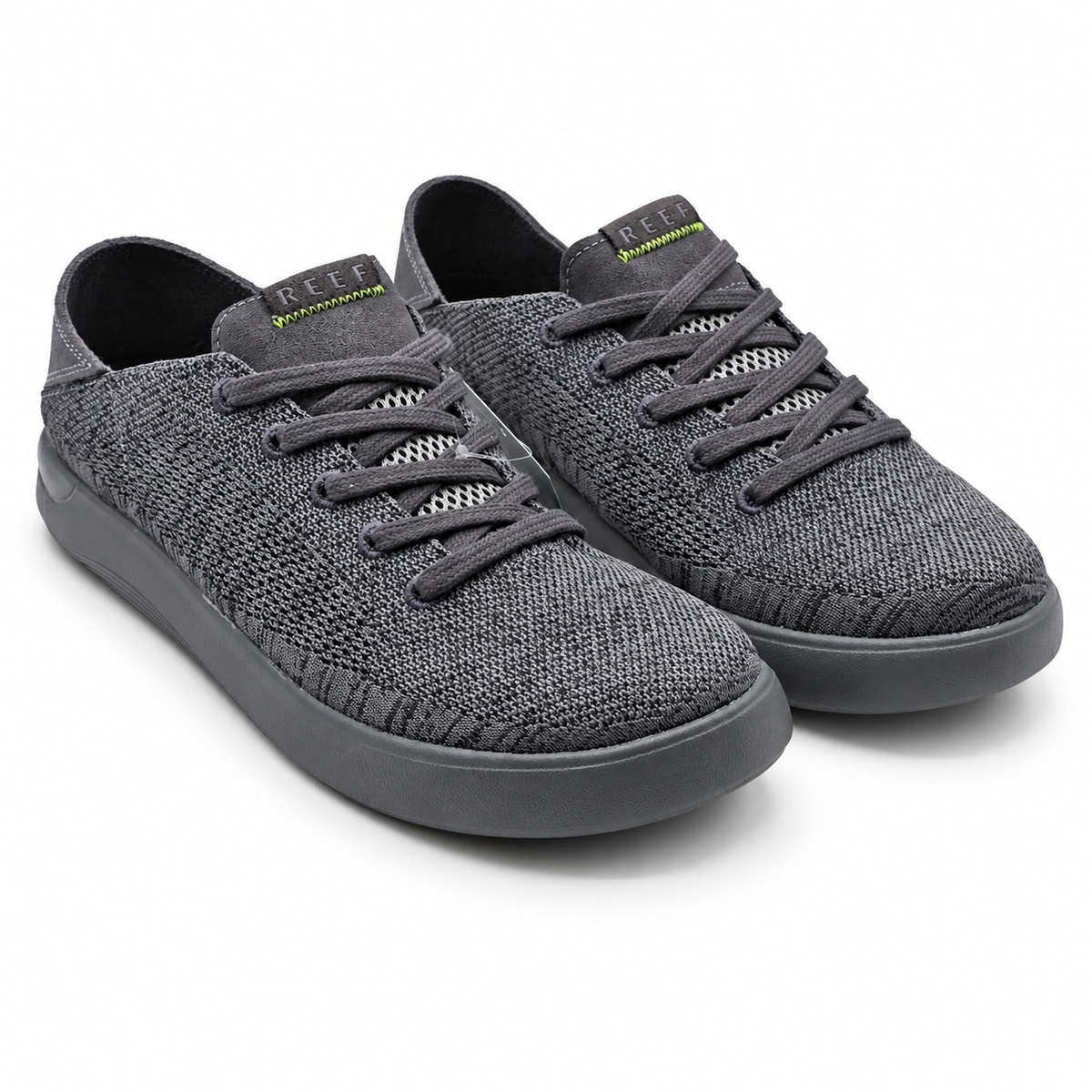 REEF Swellsole Neptune Mens Sneakers Raven Gray Memory Foam CJ6018 Pick Size