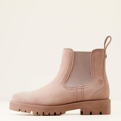 Ariat(R) Wexford Lug Chelsea Boots Dusty Rose Waterproof Women's Pick Size New