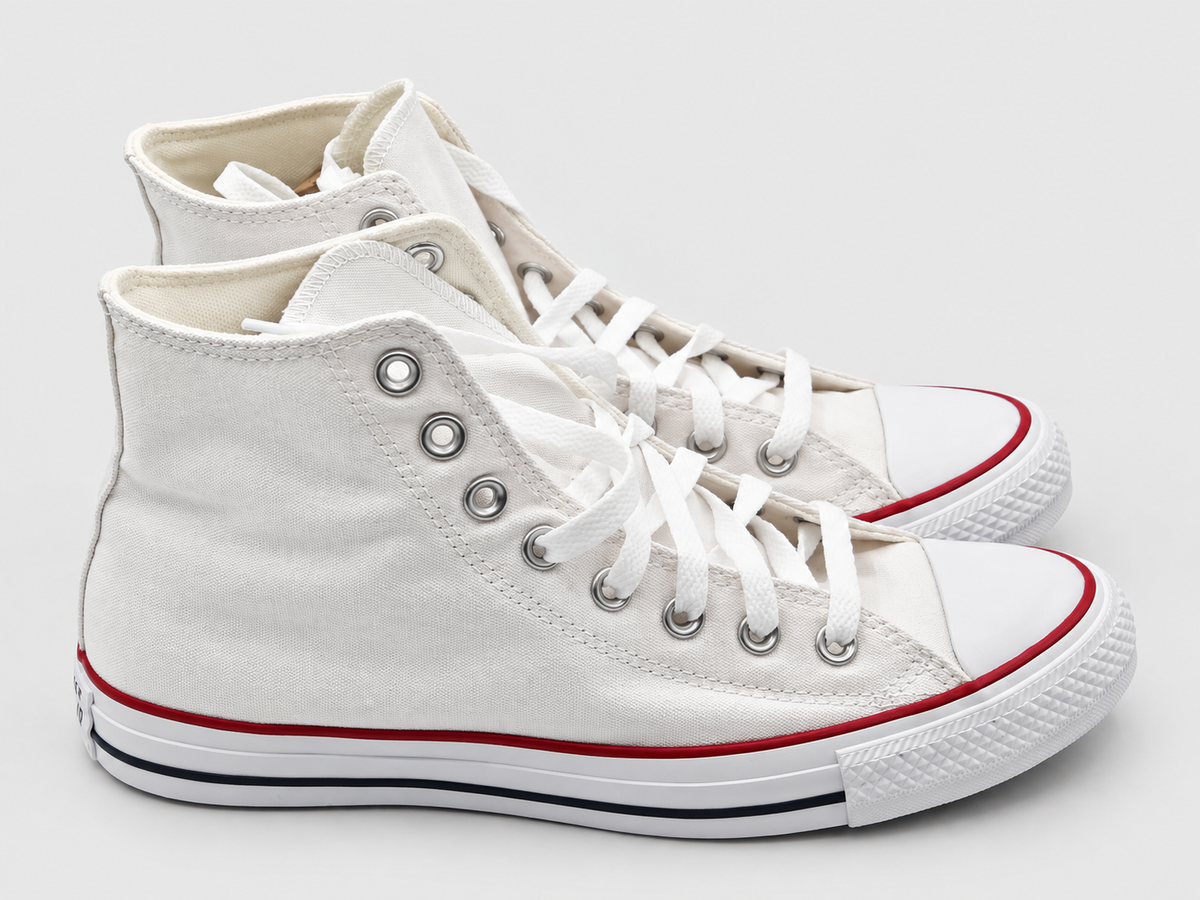 Converse Chuck Taylor All Star Women 8.5 White High Top Canvas M7650C Shoes