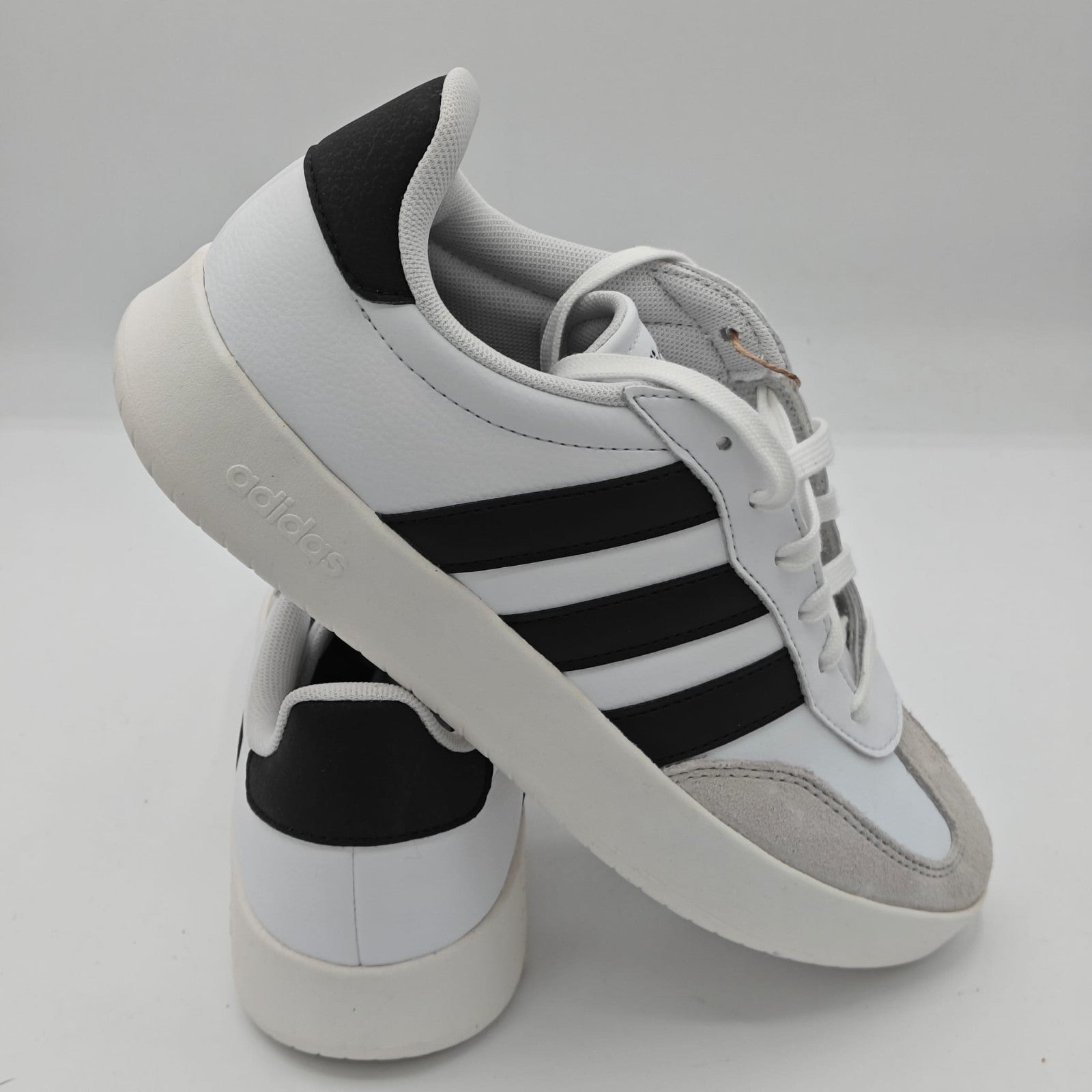 Adidas Barreda Shoes Women's Retro T-Toe Terrace Tennis White Black Pick Size
