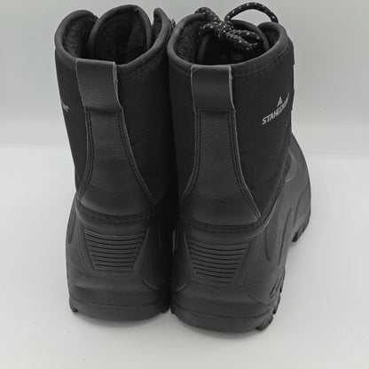 Staheekum Men's "Snow Boot" Rated -20 Degrees Waterproof Rubber Shell (Black)