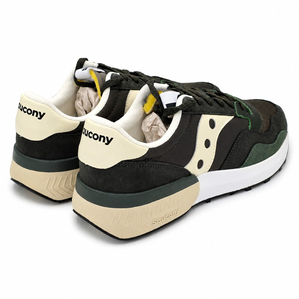 Saucony Jazz NXT Green Cream Sneakers Men's 11 Retro Running Shoes S70790-3