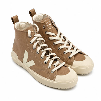 VEJA Nova HT Canvas High Top Sneakers Dune Pierre Women's 9.5 EU 41 NT0102967A